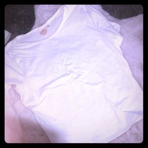 NWOT Cropped White T-Shirt